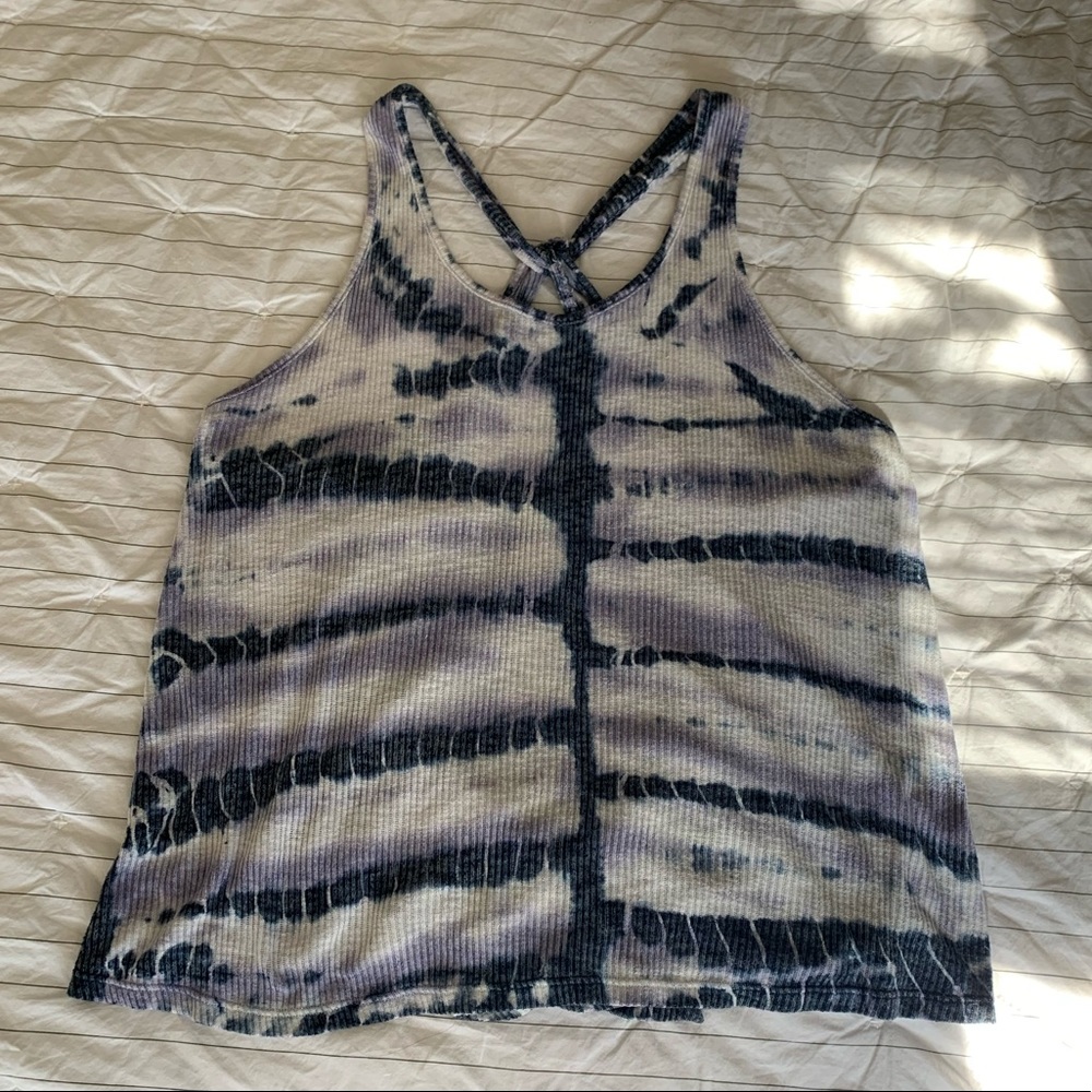 Tie Dye Open Back Hippie Tank